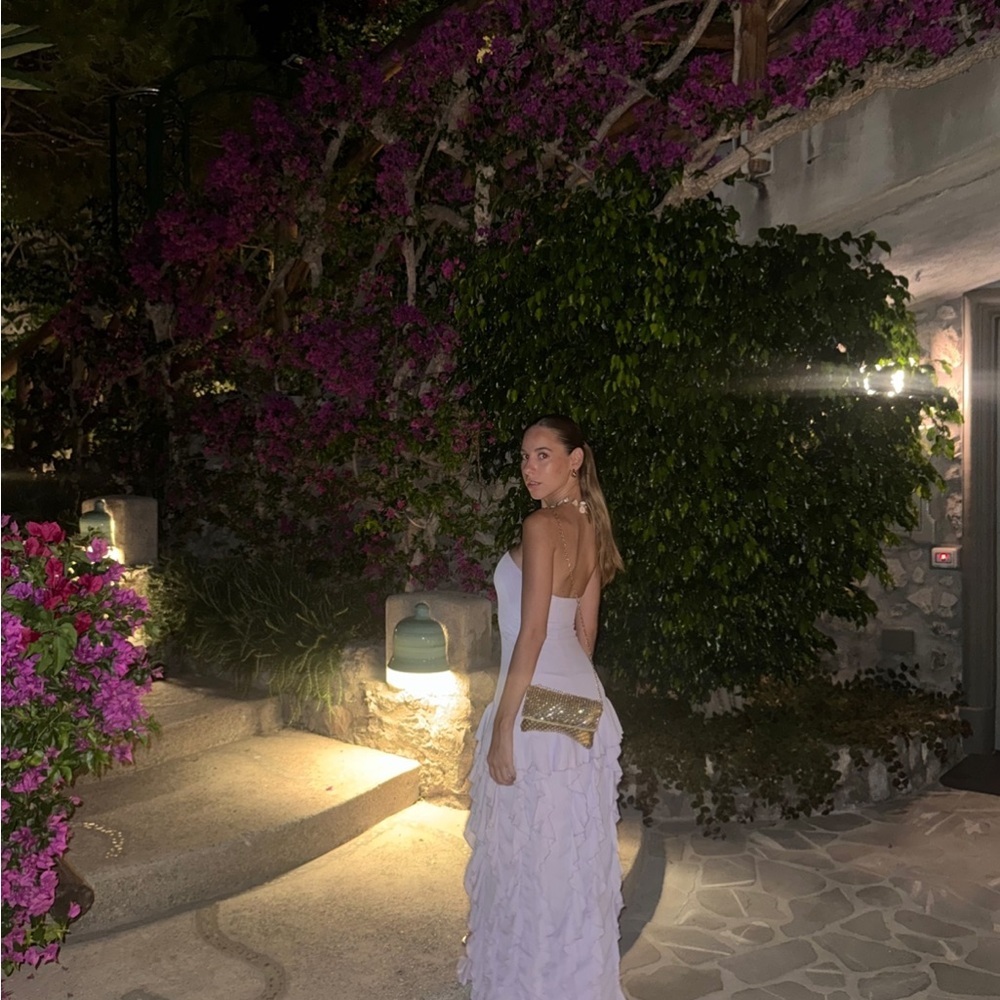 Peppermayo Strapless White Dress - Picture 2 of 7